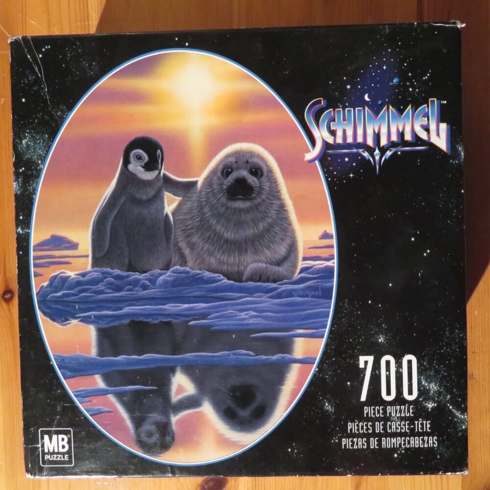 Unopened Box MB Schimmel Penguin & Seal 700 Pieces (P144)